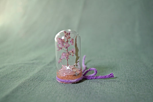 Real Bottled Flowers ~ Small cloche bell