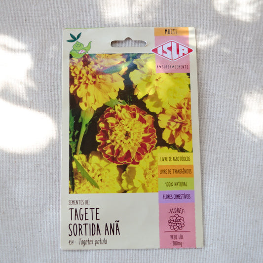 Sementes de Cravo-de-defunto sortido ~ Tagetes patula
