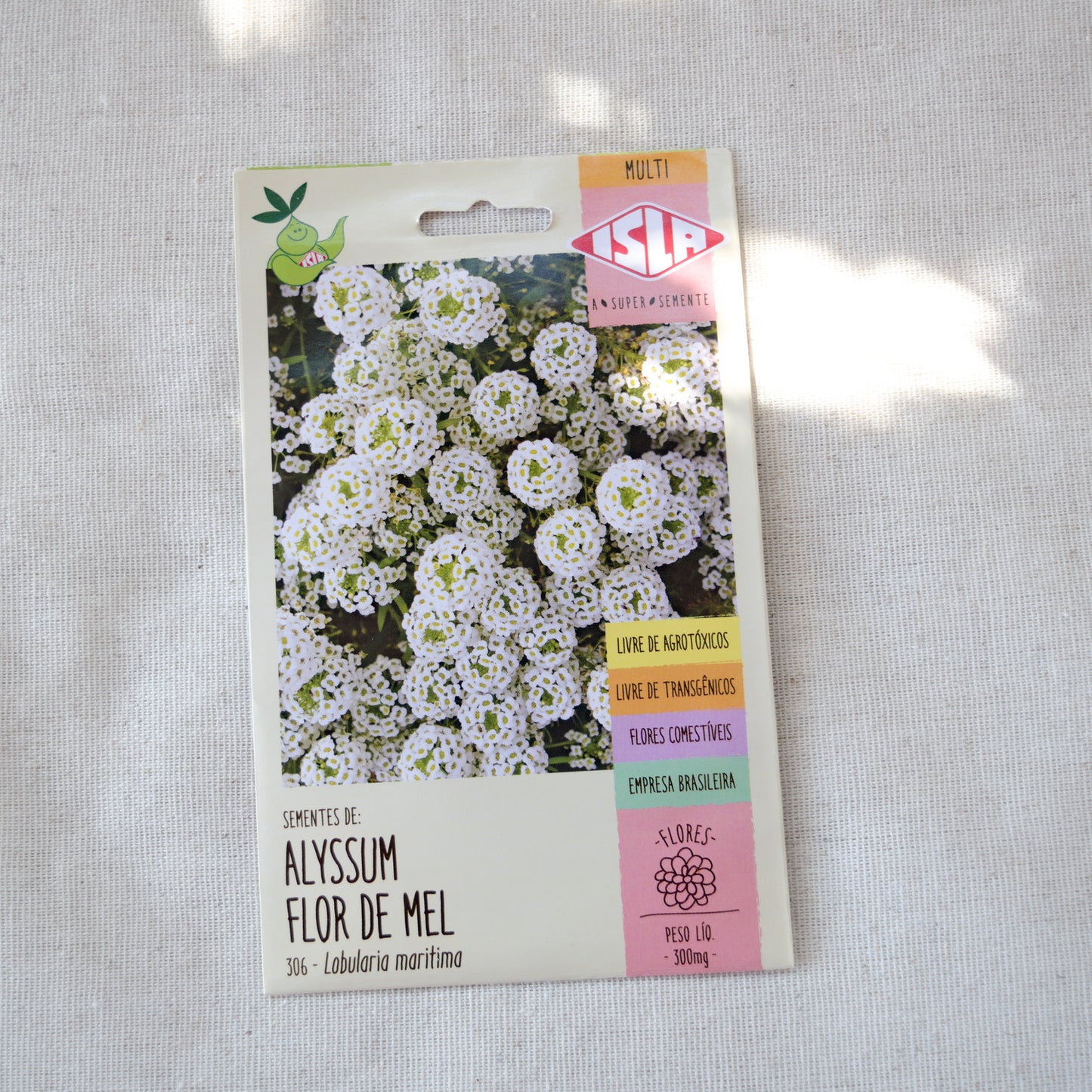 Sementes de Flor-de-Mel (Alyssum) ~ Lobularia maritima
