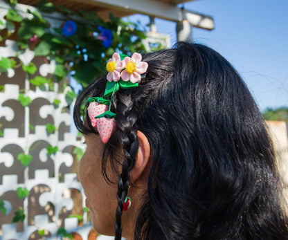 Presilha de cabelo Morangos Encantados das Neves (sem perfume)