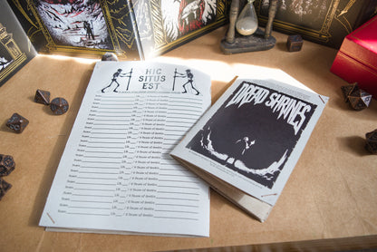 Dread Shrines ~ A curse in paper-and-ink