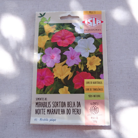 Sementes de Maravilha Sortida ~ Mirabilis jalapa