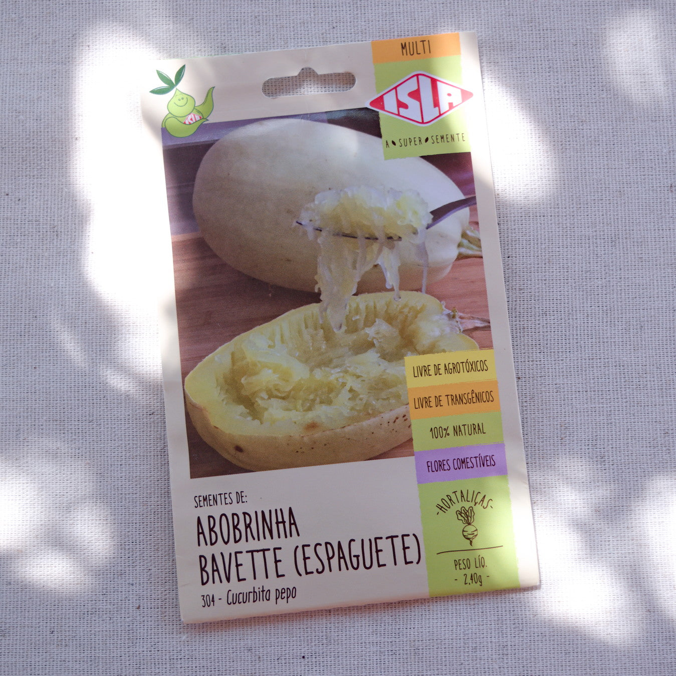 Sementes de Abobrinha espaguete ~ Cucurbita pepo