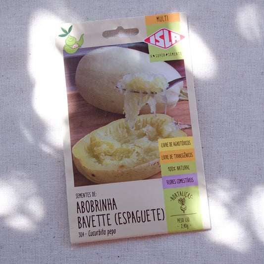 Sementes de Abobrinha espaguete ~ Cucurbita pepo