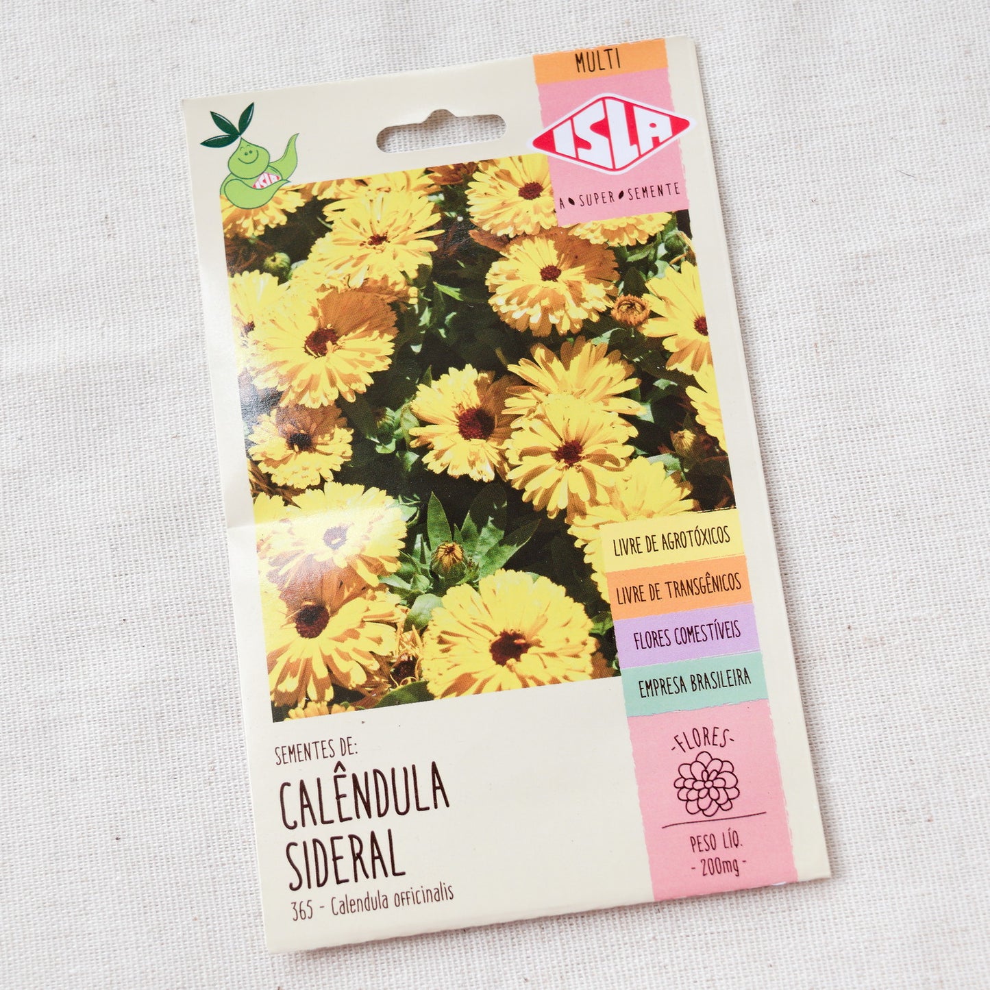 Kit 4 calêndulas comestíveis ~ Calendula officinalis