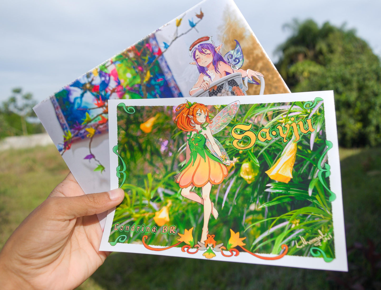 Tea & Petals Codex ~ Conjunto de prints de fadas (2 peças)