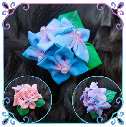 Presilha de cabelo Hortência Sussurante